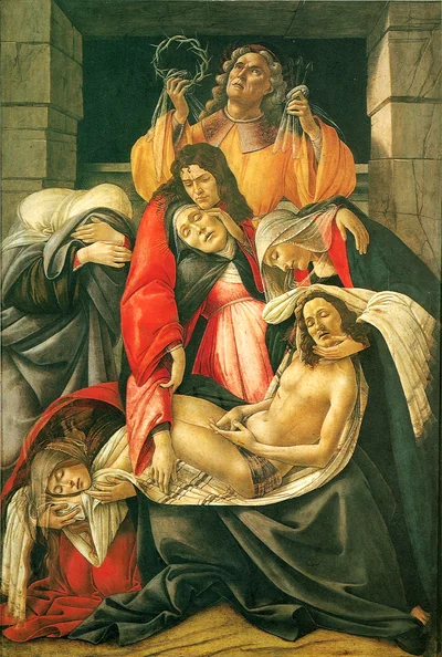 Lamentation over the Dead Christ with Saints