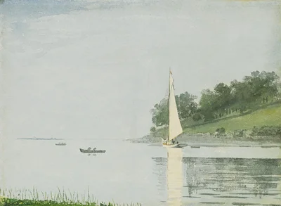 Yacht in a Cove, Gloucester