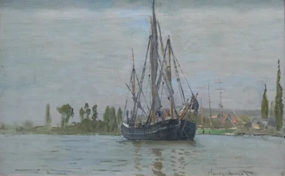 Anchored Chasse-marée