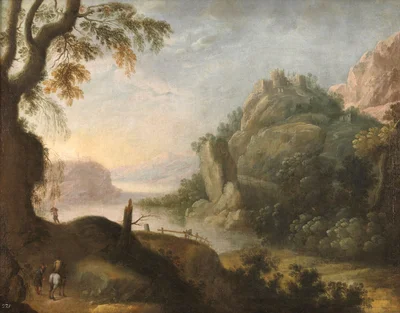 Paisaje con castillo