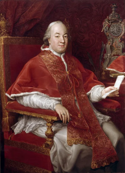 Portrait of Pope Pius VI (Giovanni Angelo Braschi)