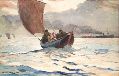 Regreso de los barcos de pesca