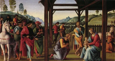 Adoration of the Magi (Predella Panel)