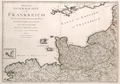 Neueste Generalkarte von Frankreich, northwestern sheet
