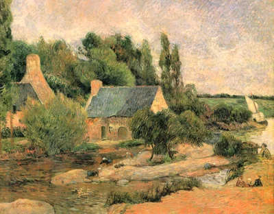 Washerwomen at Pont-Aven