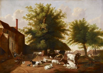 Escena de granja