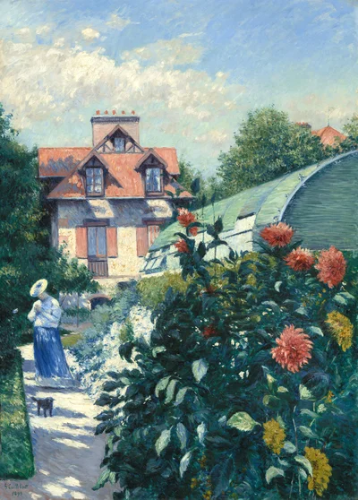 Dahlias, Garden at Petit Gennevilliers