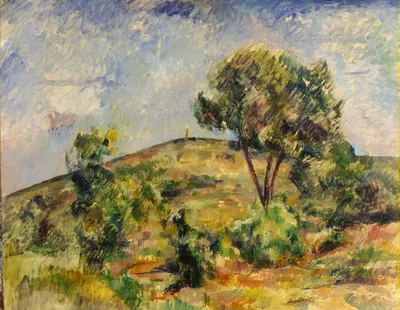 Landscape near Aix with the Tour de César