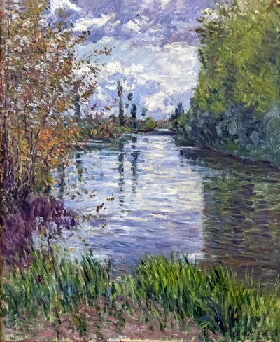 Le petit bras de la Seine en automne