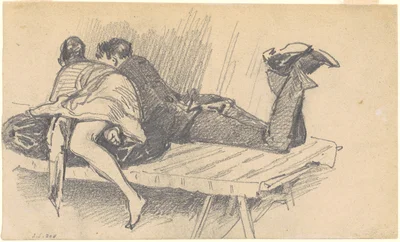 Couple on a Cot