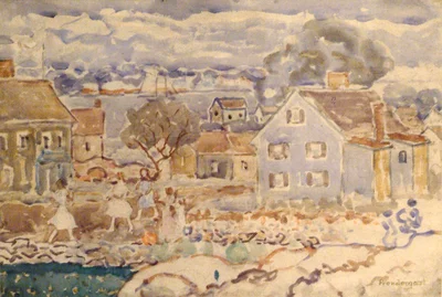 Glimpse of the Harbor, Gloucester