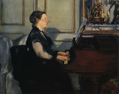 Suzanne Manet at the Piano