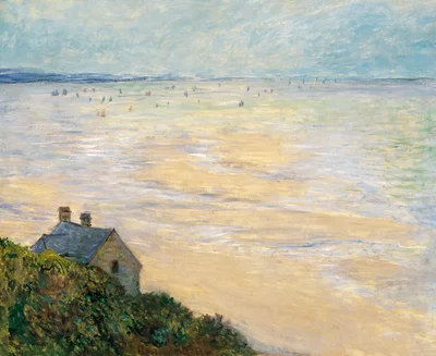 The Hut in Trouville, Low Tide