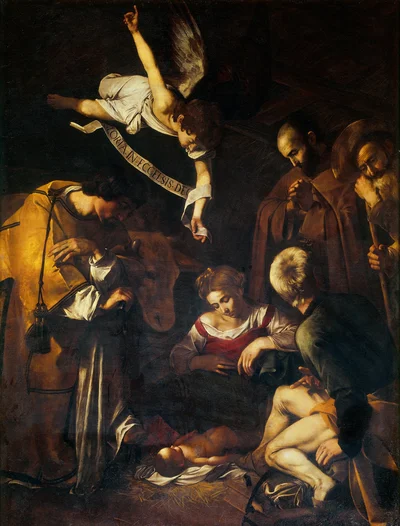 Nativity with Saint Francis and Saint Lawrence