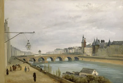 Le Pont au Change, vu du quai de Gesvres