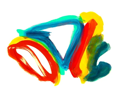 Abstract modern painting art