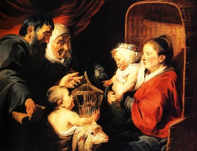 The Virgin and Child in the Company of little St. John and his Parents