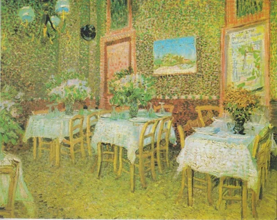 Interior of a restaurant