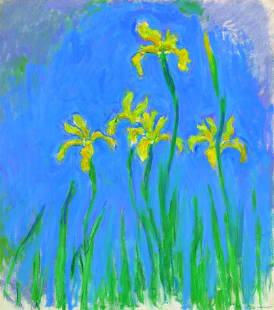 Les Iris, par Claude Monet