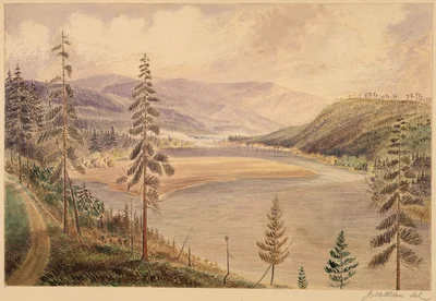 Kootenay River, looking down from near Camp Kootenay East