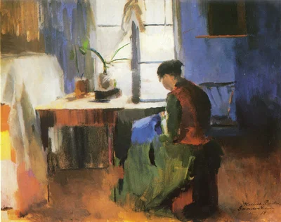 Sewing Woman
