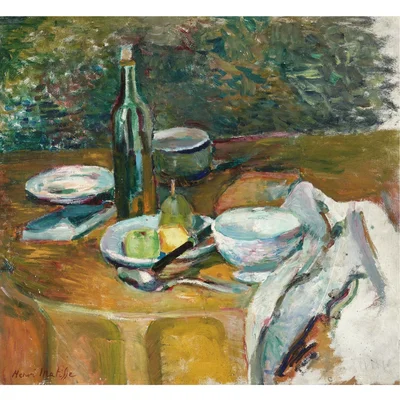 La Table Servie dans le Jardin