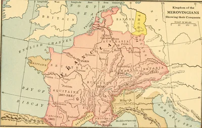The Kingdom of the Merovingians: Showing their Conquests