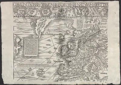 Carta Marina Universalis Fries 1525 1530 Feuille 02
