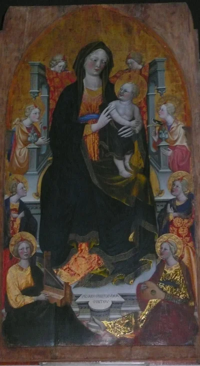 Virgin with Child and Angels