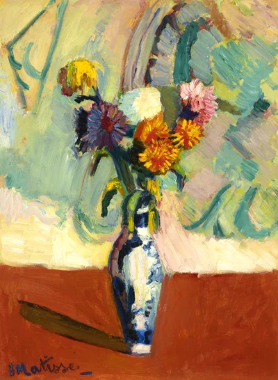 Bouquet, vase chinois