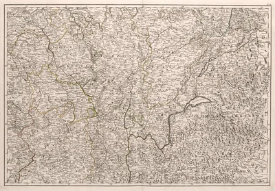 Neueste Generalkarte von Frankreich, central eastern sheet
