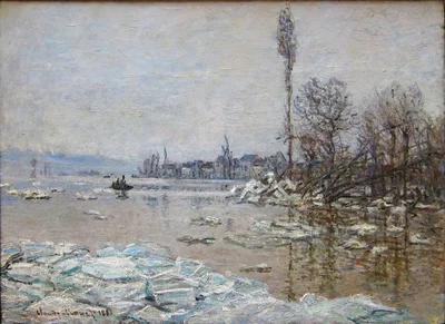 Debacle at Vétheuil, View of Lavacourt