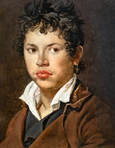 Retrato de um jovem com brinco