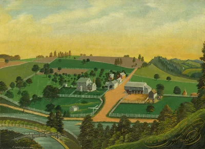 View of Benjamin Reber's Farm