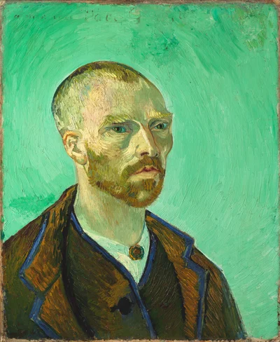 Self-portrait, dedicated to Paul Gauguin