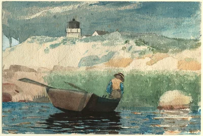 Menino em barco, Gloucester