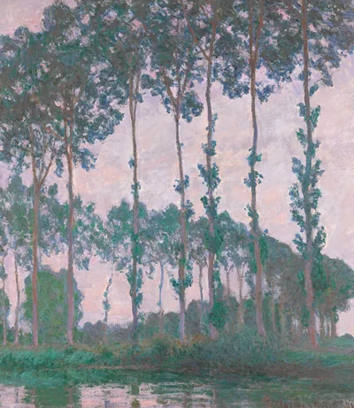 Claude Monet - Peupliers au bord de l’Epte, temps couvert (W 1299)