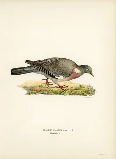 Wood Pigeon (Columba palumbus)