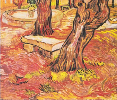The Stone Bench in the Garden of Saint-Paul Hospital