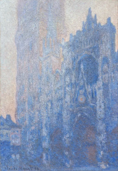 Rouen Cathedral, Portal and Tower d'Albane, Dawn