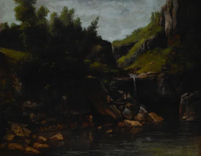 Wasserfall in einer Felsenlandschaft