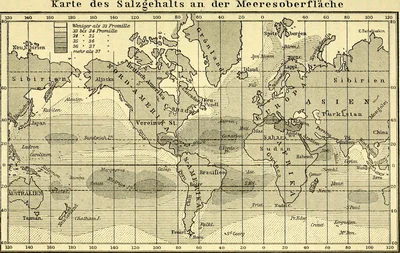 Map of Oceanic Salinity