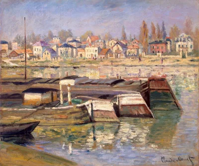 Landscape. Seine at Asnieres