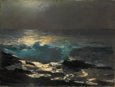 Moonlight, Wood Island Light