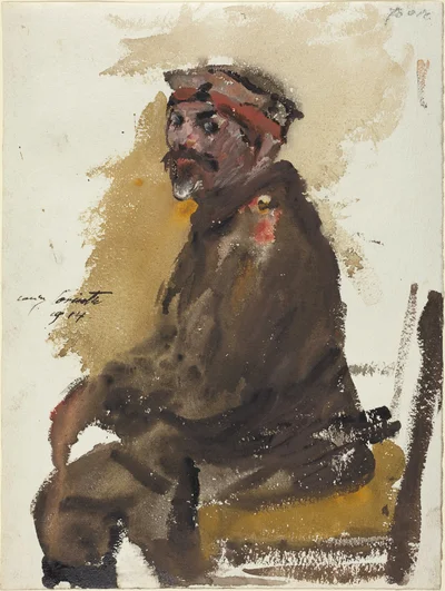 Hermann Struck in Uniform