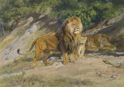 The King watches