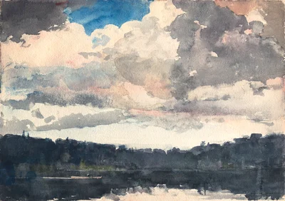 The Lone Boat, North Woods Club, Adirondacks
