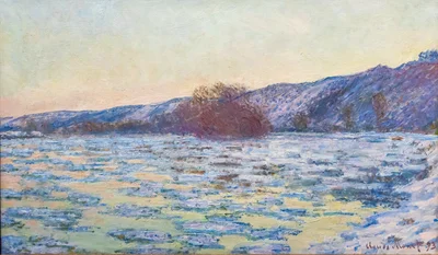 Ice Floes at Twilight