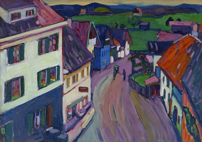 Murnau - View from the window of the Griesbräu