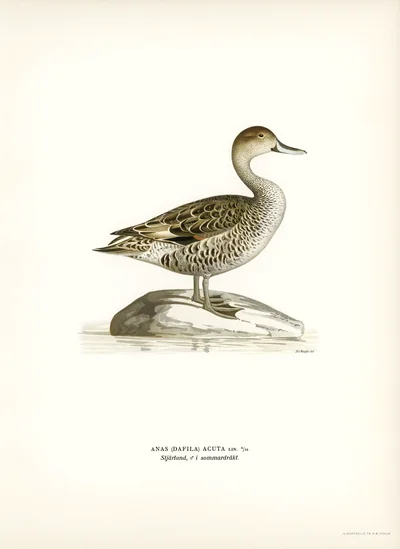 Pintail Duck (Anas Acuta)